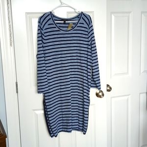 J Crew blue stripe dress